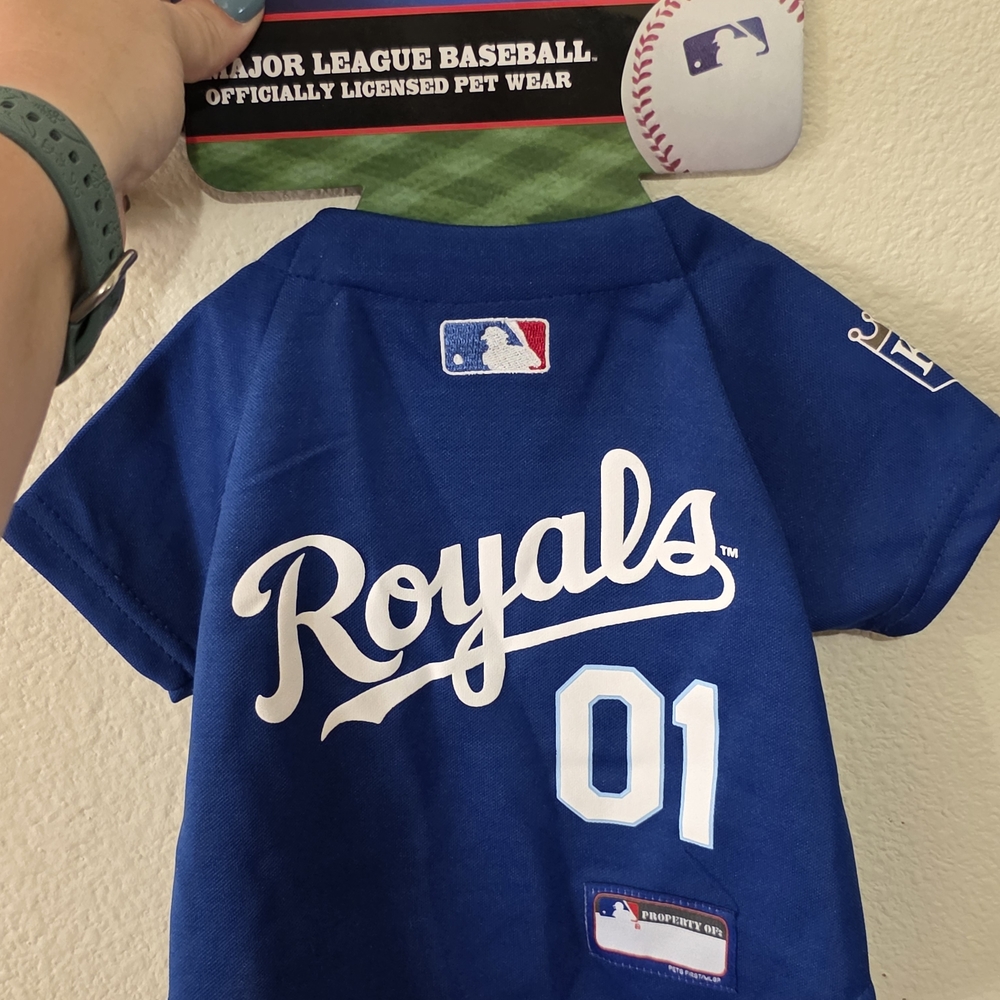 Pets First Royals Blue Dog Jersey